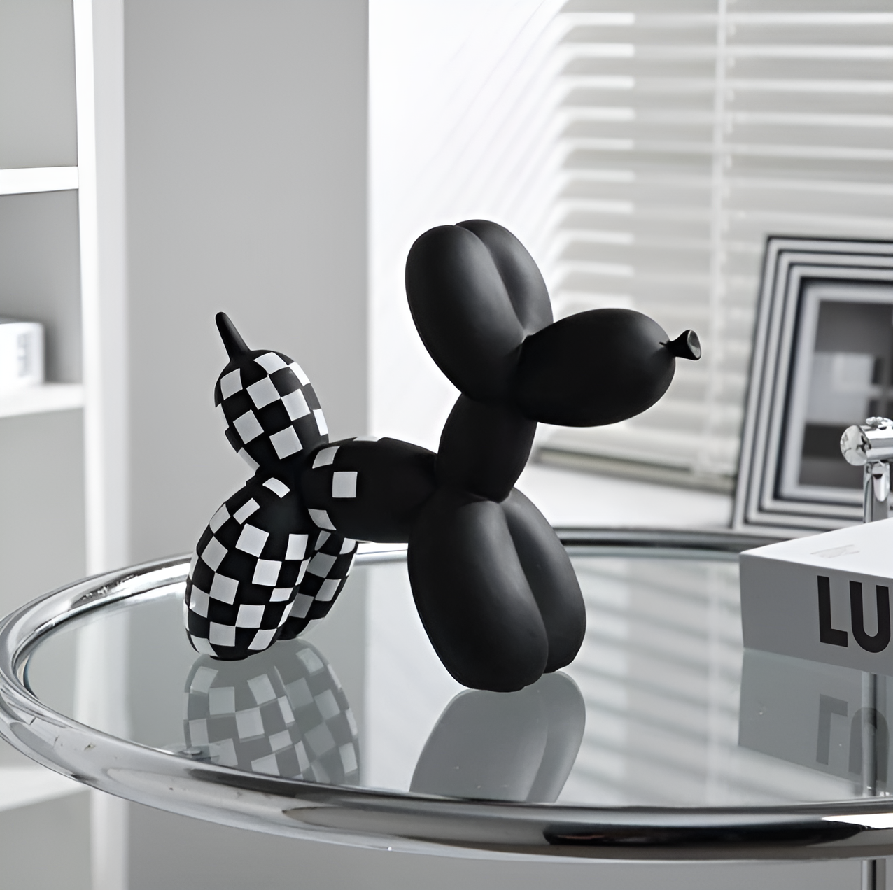 Resin Balloon Dog Art Sculpture in 5 Colors