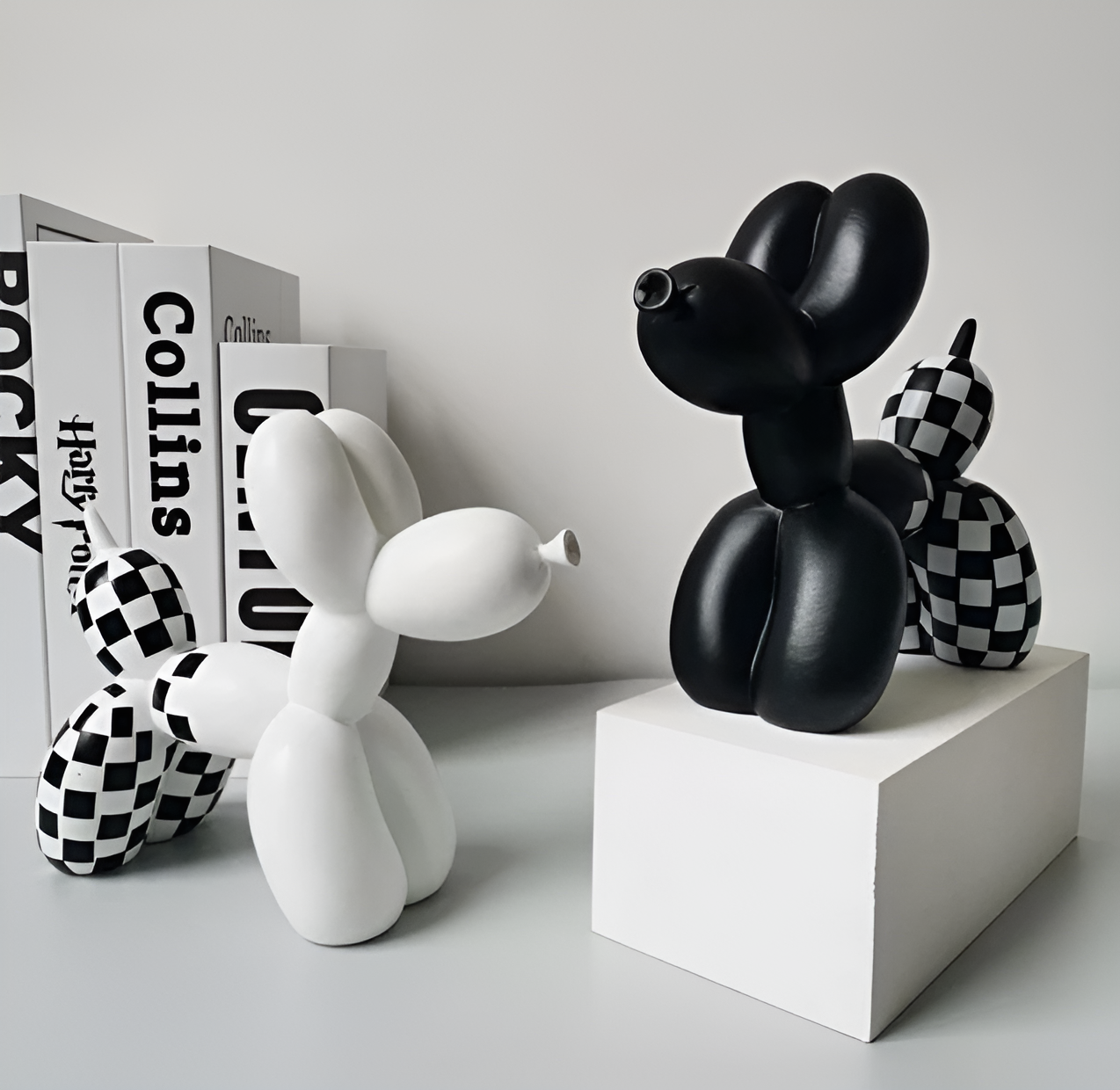 Resin Balloon Dog Art Sculpture in 5 Colors
