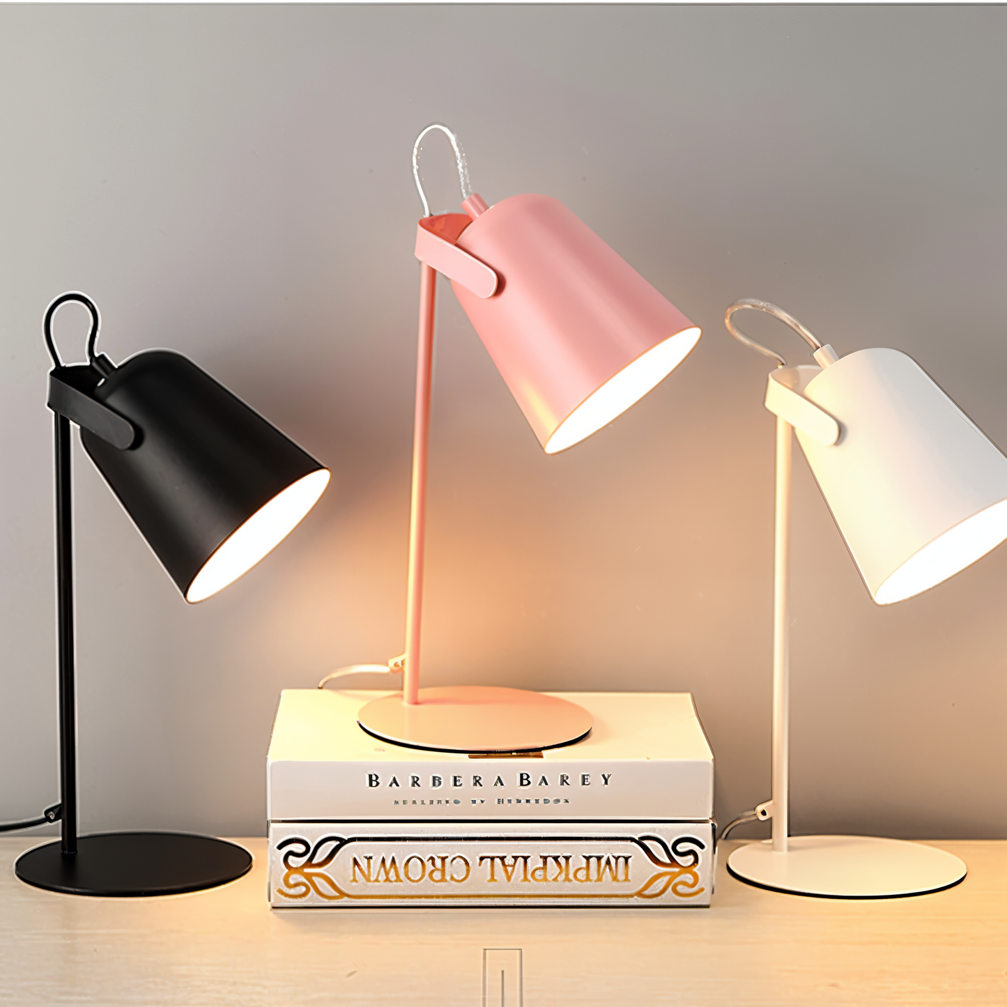 Adjustable Macaron Table Lamp - Nordic Yellow Desk Light