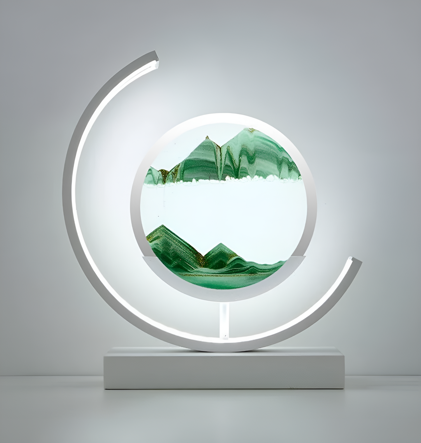 Flowing Sand LED Lamp - 3D Quicksand Night Light with Non-Slip Base