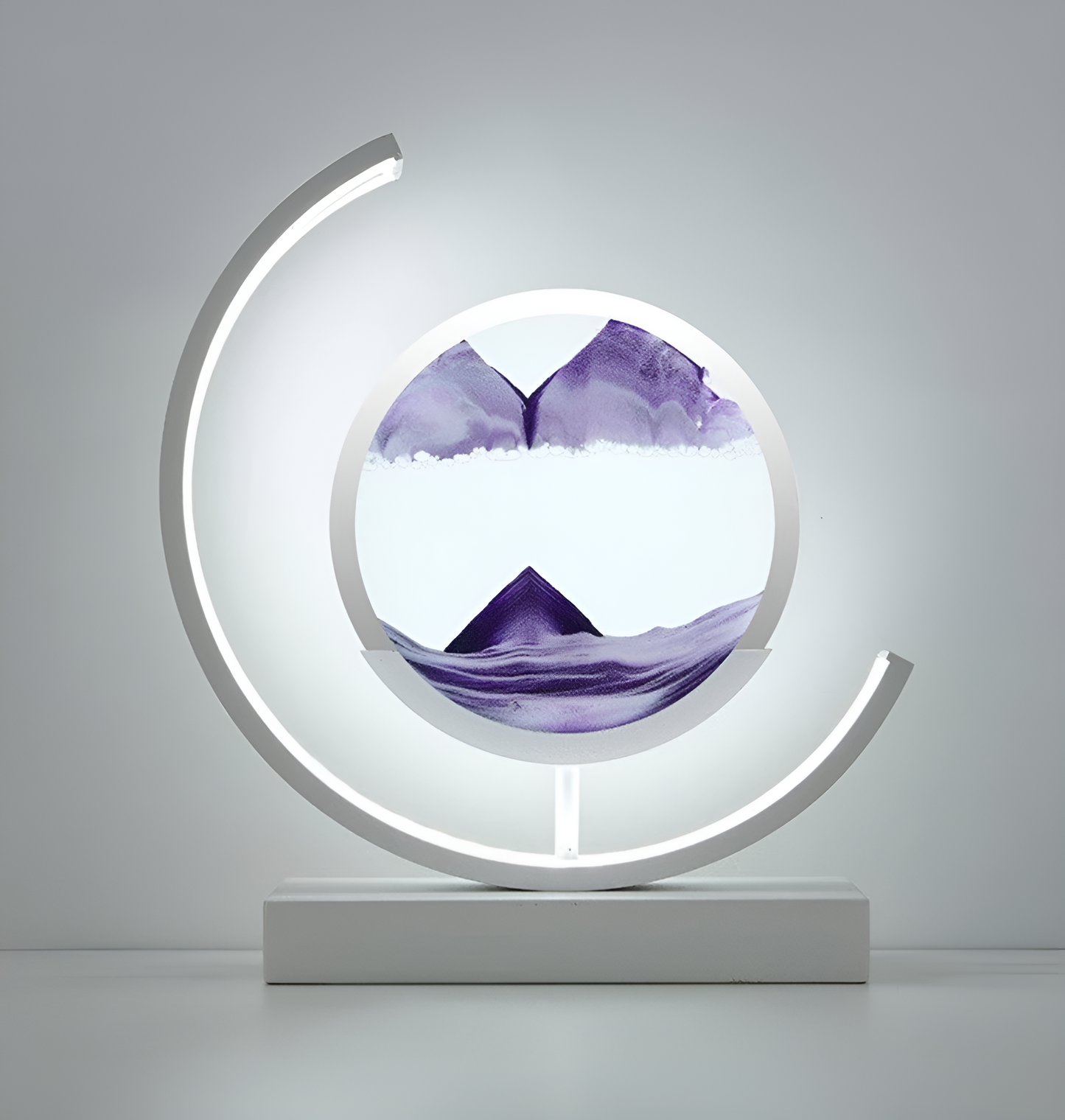Flowing Sand LED Lamp - 3D Quicksand Night Light with Non-Slip Base