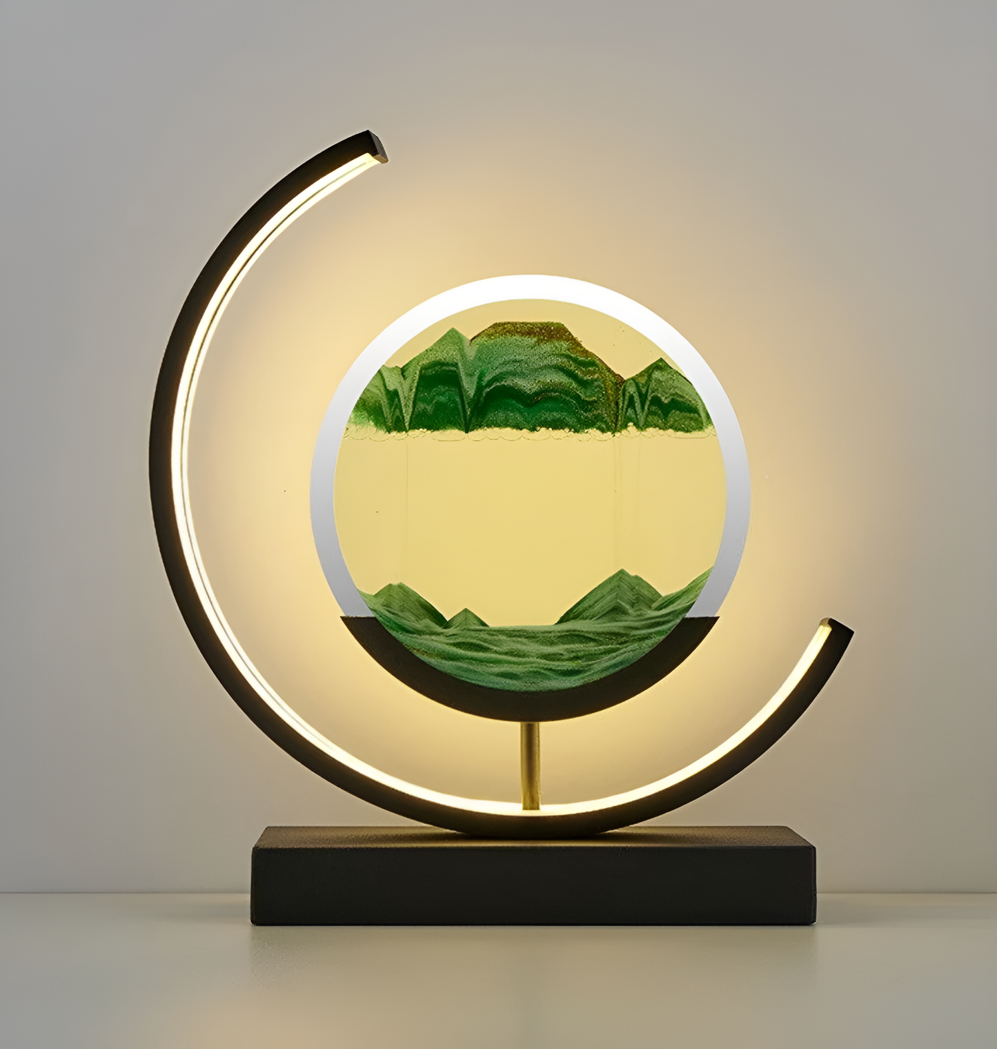 Flowing Sand LED Lamp - 3D Quicksand Night Light with Non-Slip Base