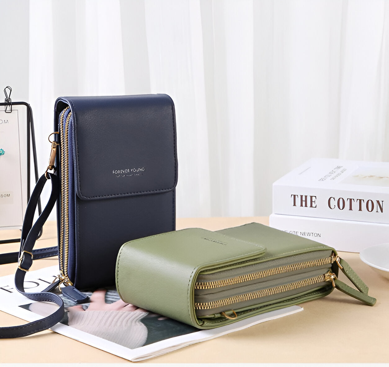 Stylish Crossbody Wallet and Phone Holder Bag