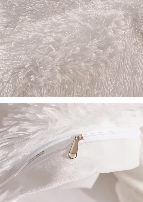Plush Fleece Bedding Set with Duvet Cover and Pillowcases