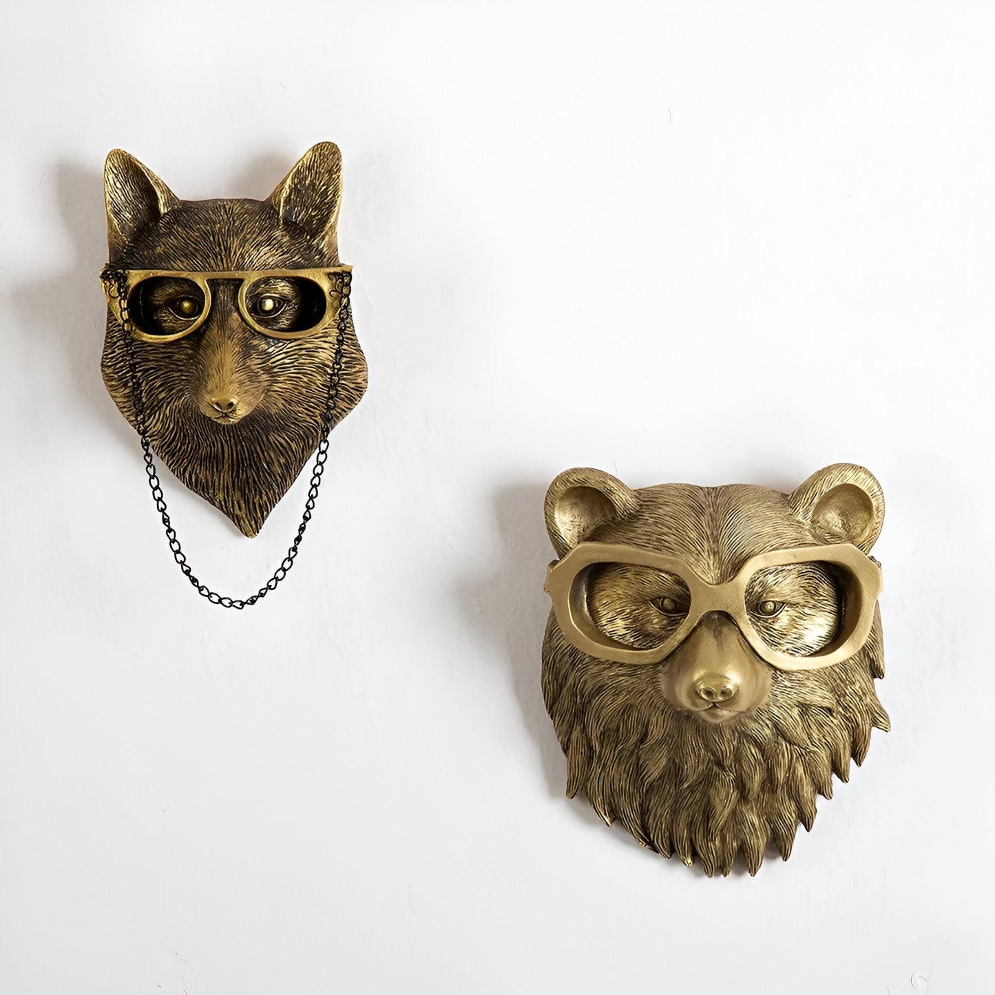 Multifunctional Animal Wall Hooks in Synthetic Resin
