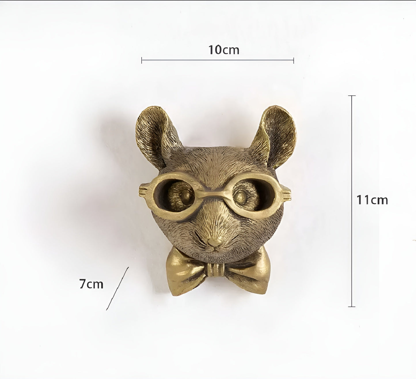 Multifunctional Animal Wall Hooks in Synthetic Resin