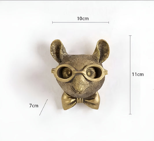 Multifunctional Animal Wall Hooks in Synthetic Resin
