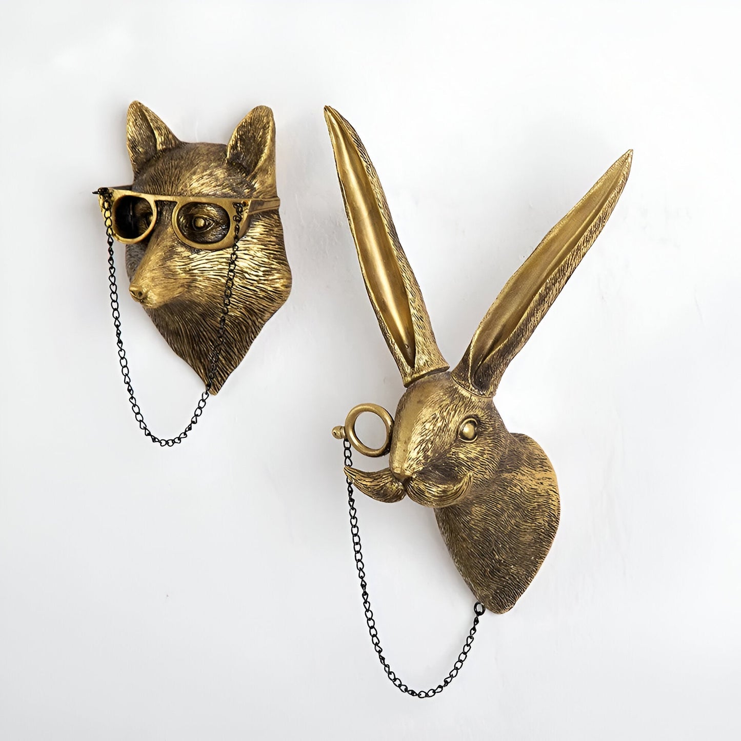 Multifunctional Animal Wall Hooks in Synthetic Resin