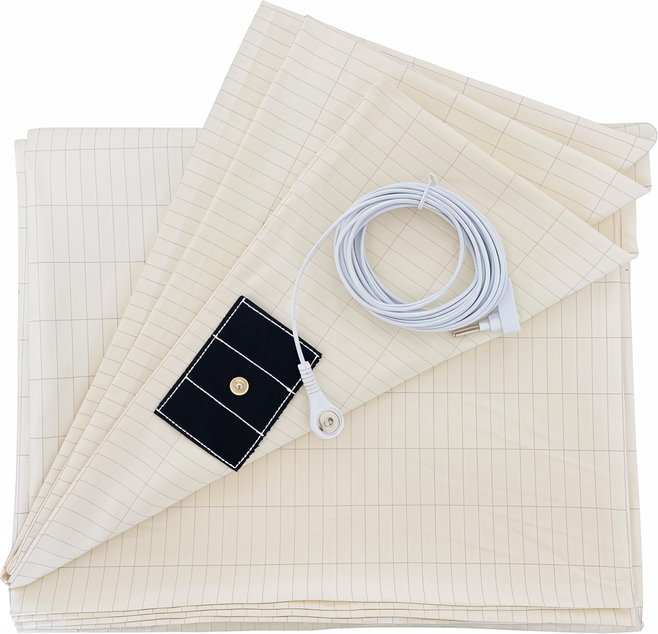 Conductive Grounding Fitted Sheet - Antimicrobial Cotton with Silver Fibers