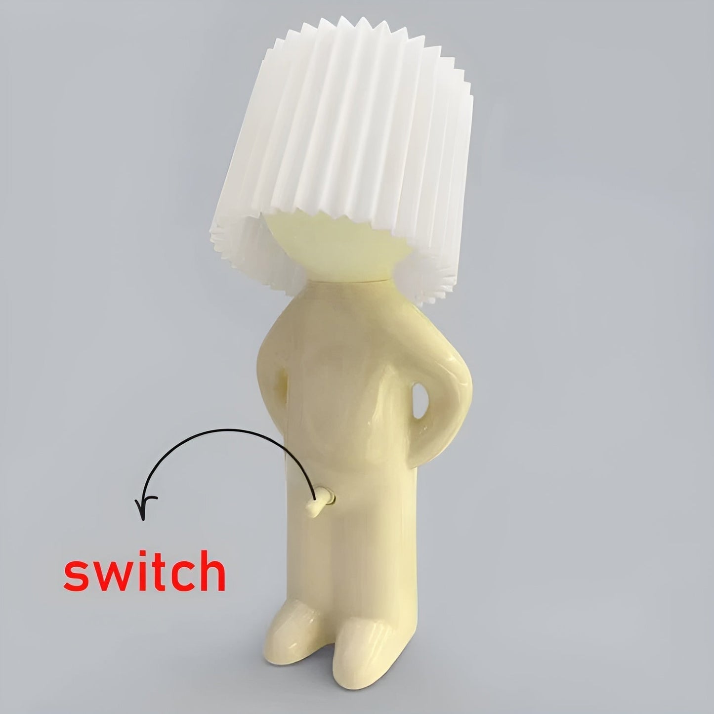 Creative LED Table Lamp - Shy Boy Design