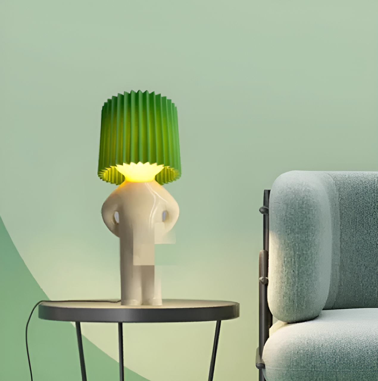 Creative LED Table Lamp - Shy Boy Design