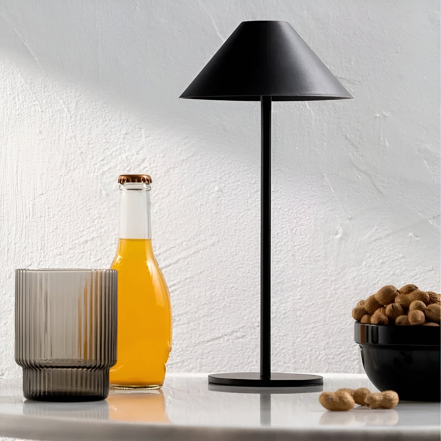 Dimmable Nordic Cone LED Table Lamp with Touch Control
