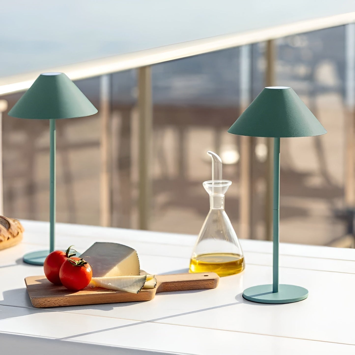 Dimmable Nordic Cone LED Table Lamp with Touch Control