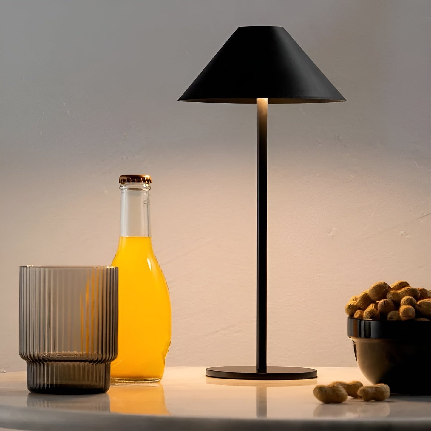 Dimmable Nordic Cone LED Table Lamp with Touch Control
