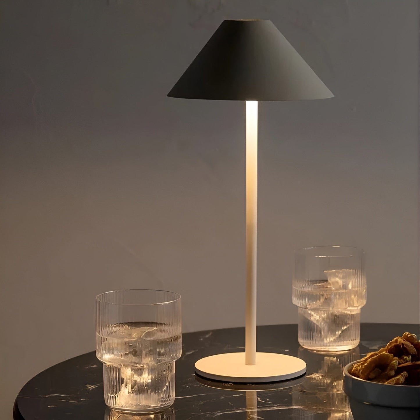 Dimmable Nordic Cone LED Table Lamp with Touch Control