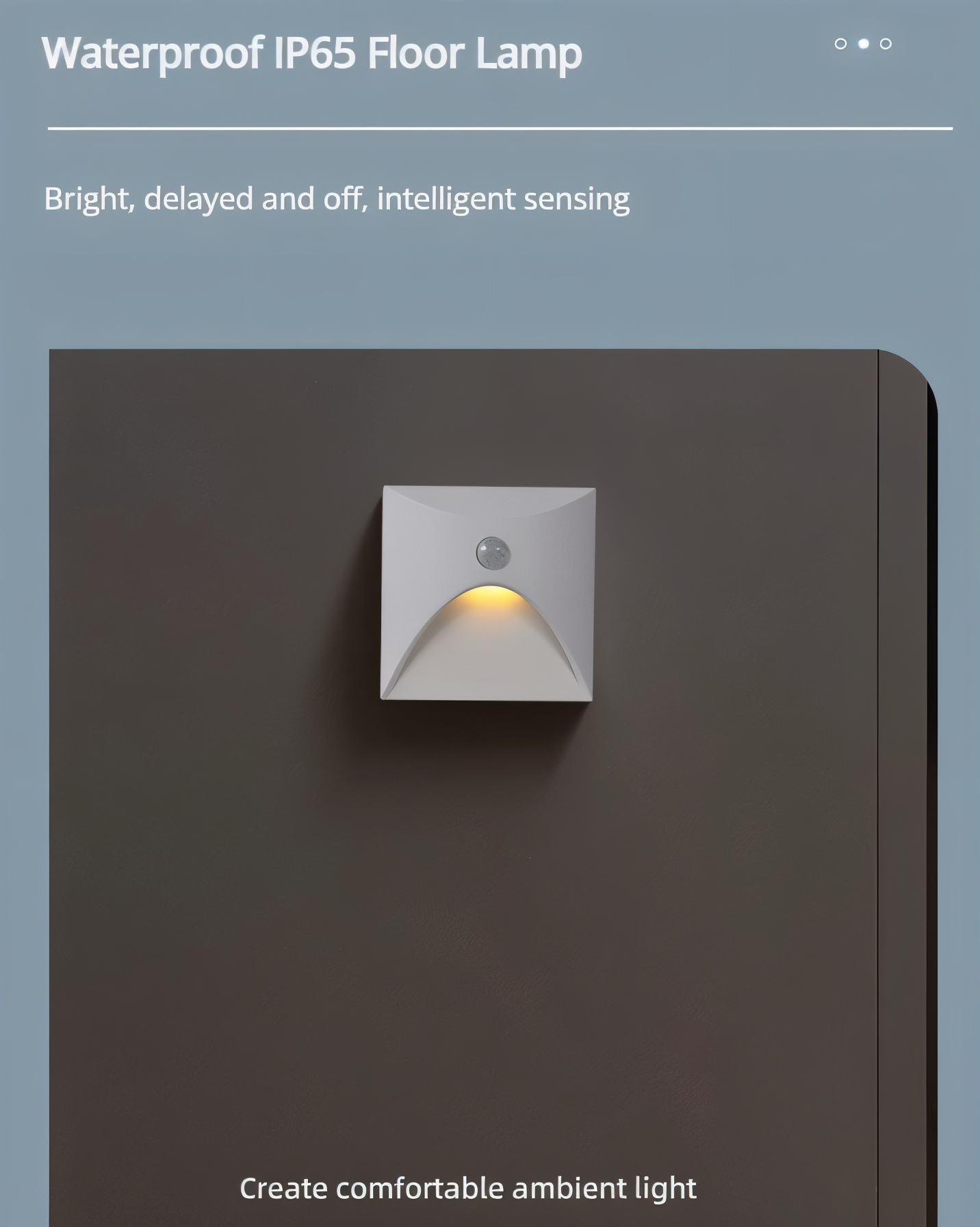 Waterproof Motion Sensor LED Wall Light for Indoor and Outdoor Use