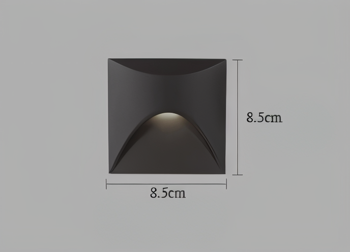Waterproof Motion Sensor Wall Light - Indoor Outdoor LED, IP65, Aluminum