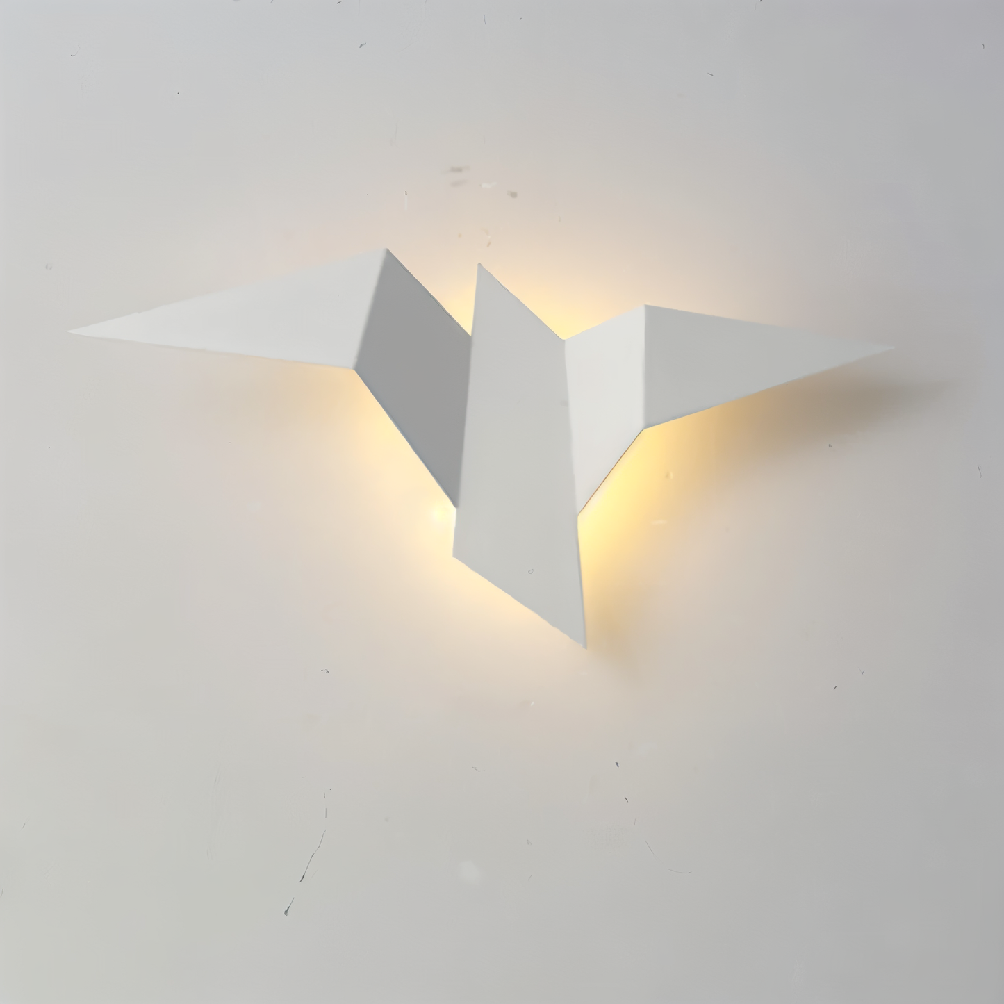 Geometric Origami Bird Wall Light - Japanese Style Metal Lamp