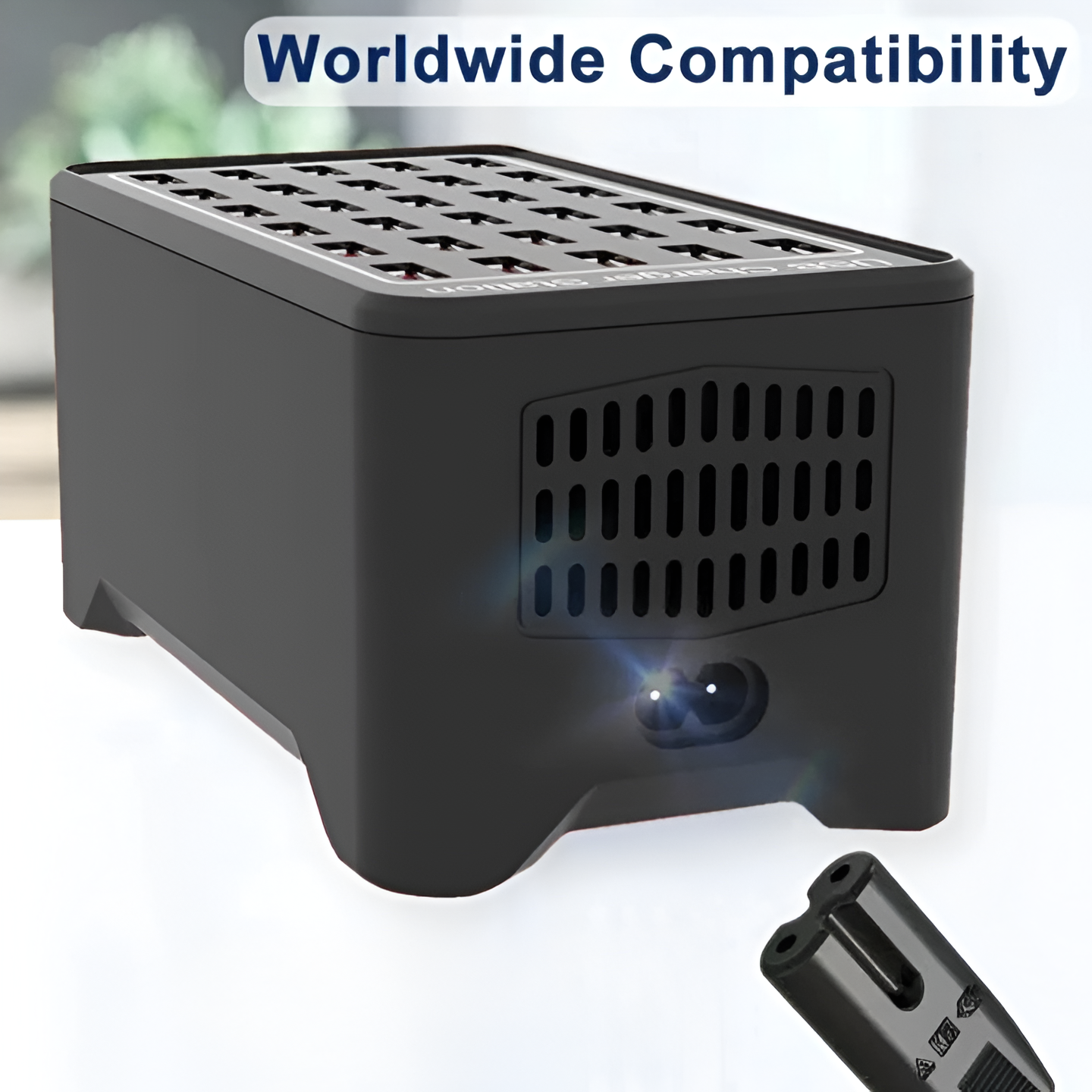 Universal 30-Port USB Charging Station with Fast Charging