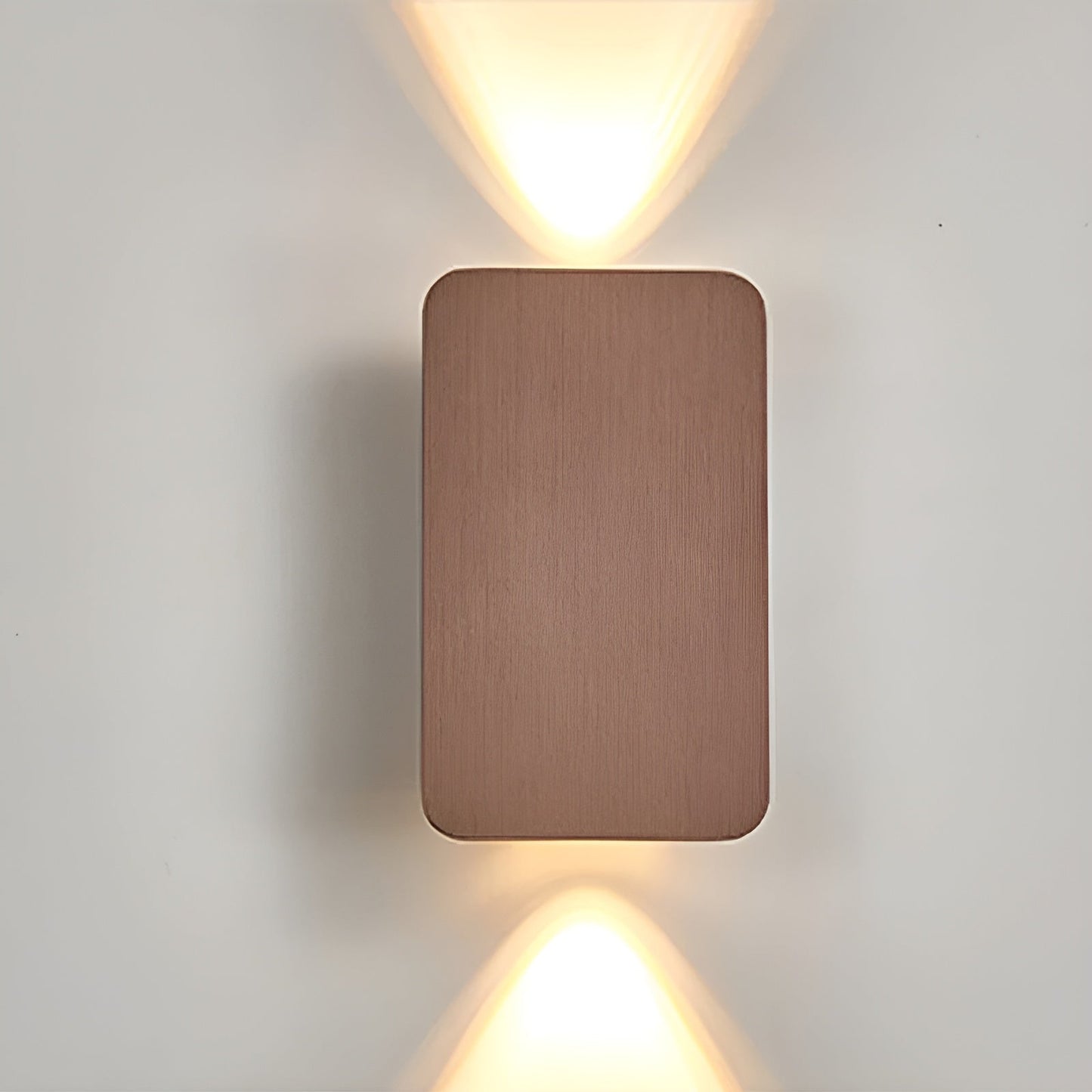 Minimalist LED Wall Lamp in Black, Gray, Gold, or Brown