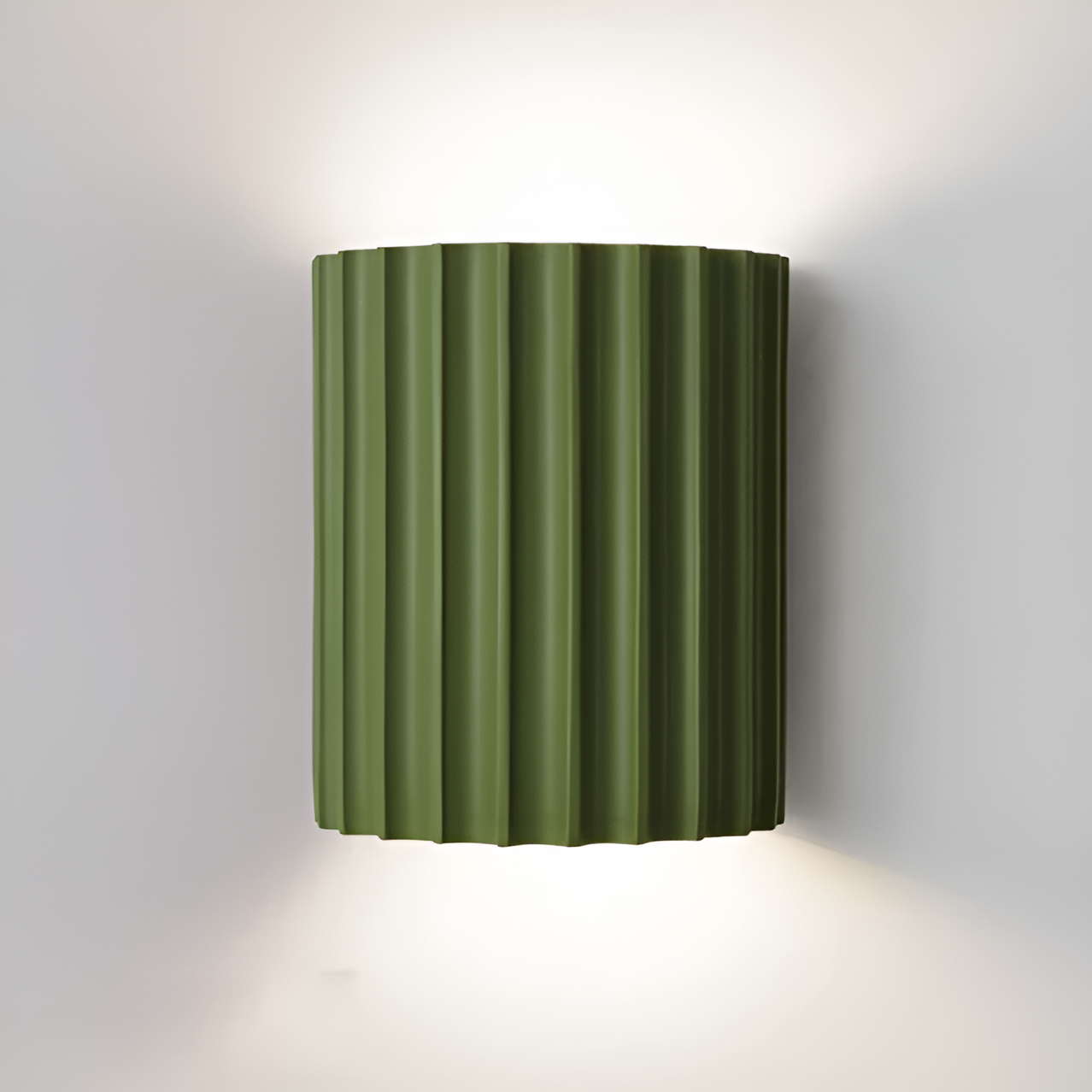 Striped Resin LED Wall Light for Modern Scandinavian Decor