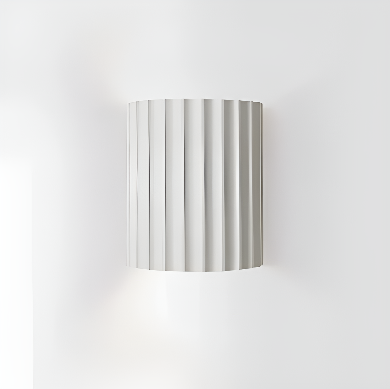 Striped Resin LED Wall Light for Modern Scandinavian Decor