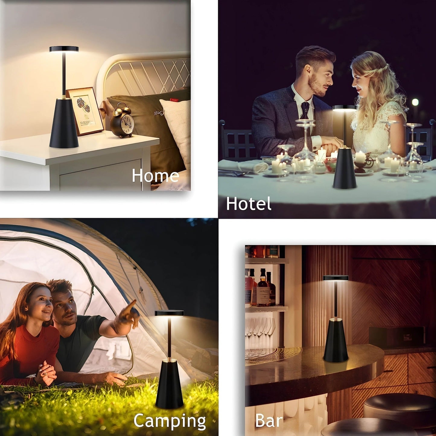 Wireless Dimmable Luxury Table Lamp - Modern Design