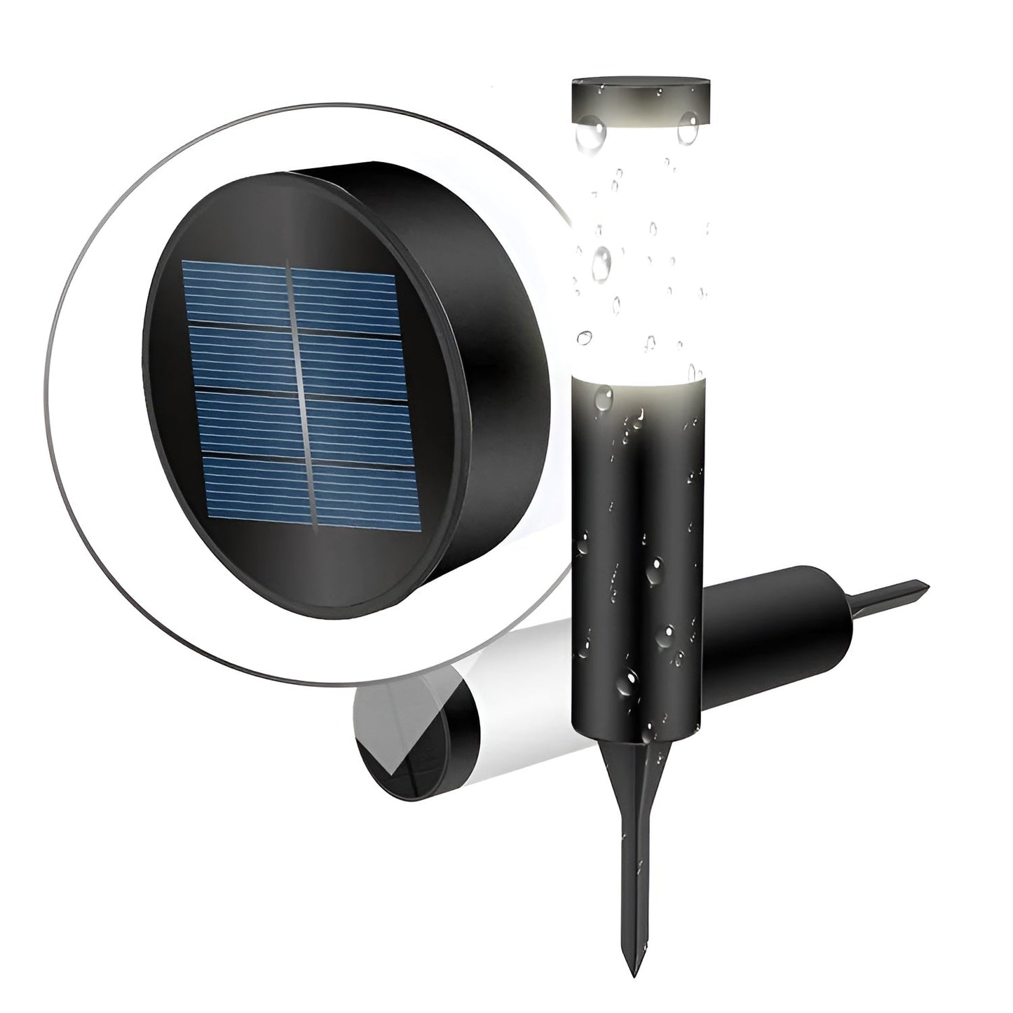 Stainless Steel Solar Post Light with Automatic Sensor