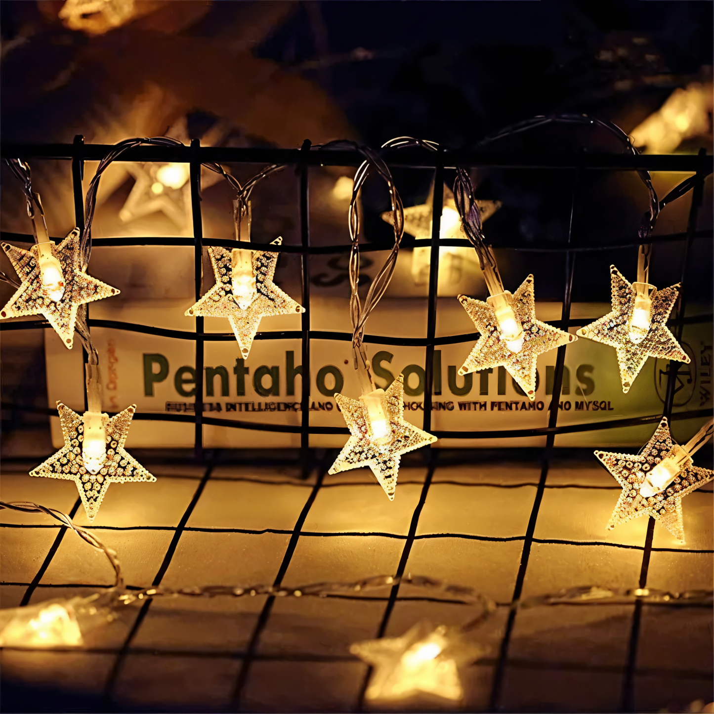 LED String Lights - Decorative Orbs, Flowers, Stars, Snowflakes