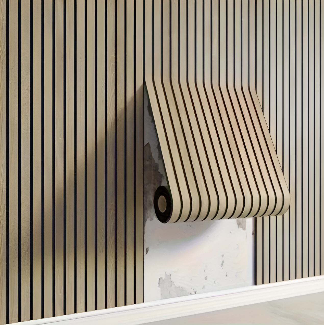 Self-Adhesive 3D PVC Wall Panels with Realistic Wood Look