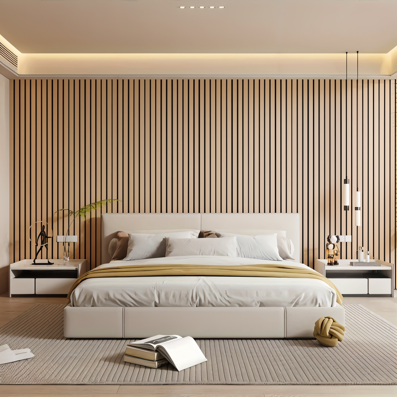 Self-Adhesive 3D PVC Wall Panels with Realistic Wood Look