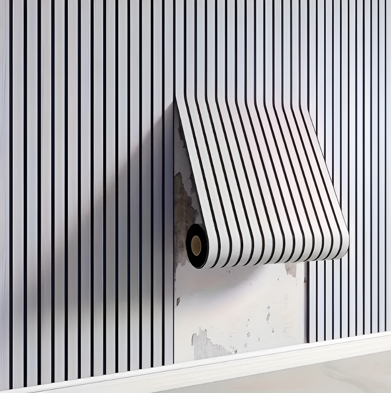 Self-Adhesive 3D PVC Wall Panels with Realistic Wood Look