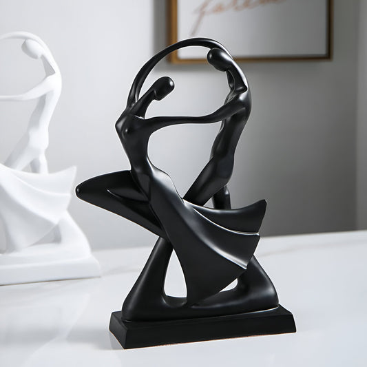 Modern Resin Dancing Couple Sculpture