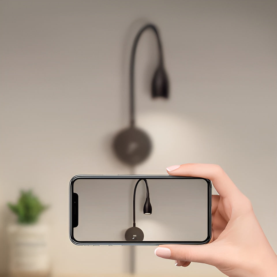 Adjustable Wall Reading Lamp with Energy-Efficient LED