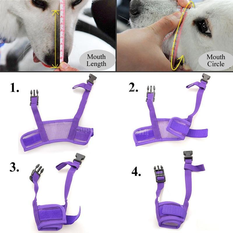 Adjustable Mesh Dog Muzzle for Barking and Chewing