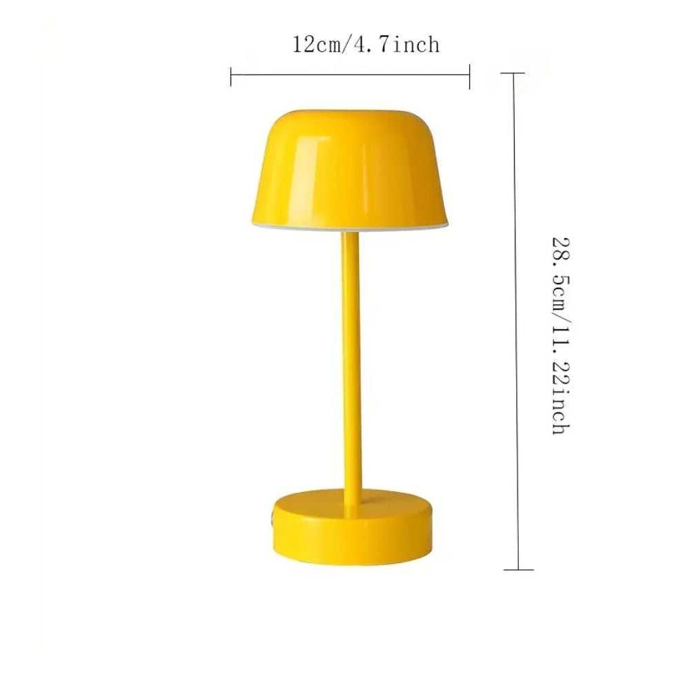 L-Shaped Rechargeable LED Mushroom Lamp