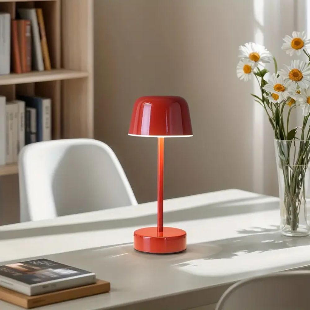 L-Shaped Rechargeable LED Mushroom Lamp