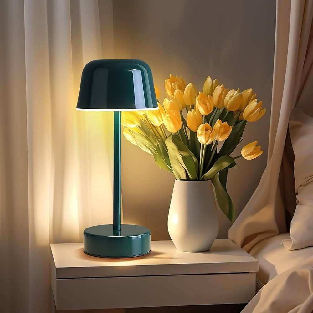 L-Shaped Rechargeable LED Mushroom Lamp