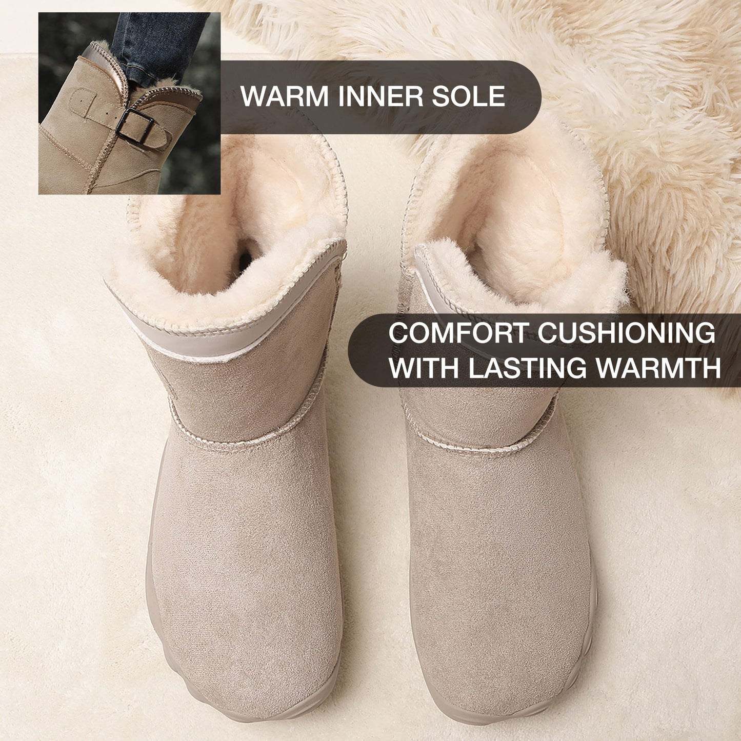 Insulated Minimalist Winter Boots