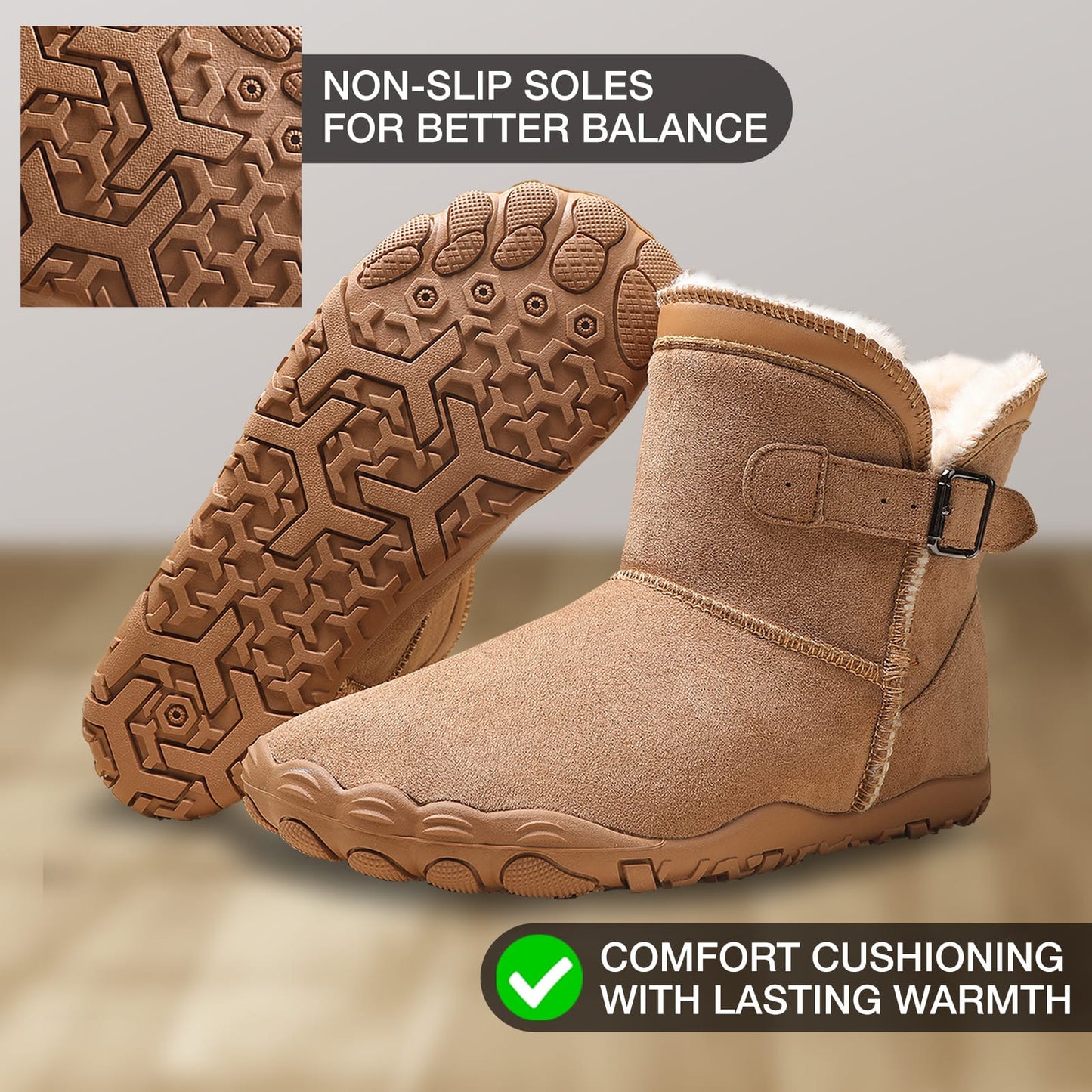 Insulated Minimalist Winter Boots