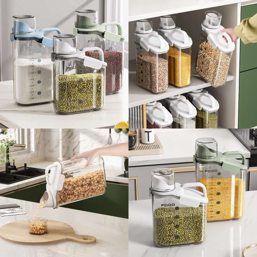 Acrylic Cereal Storage Container 2.5 Liters