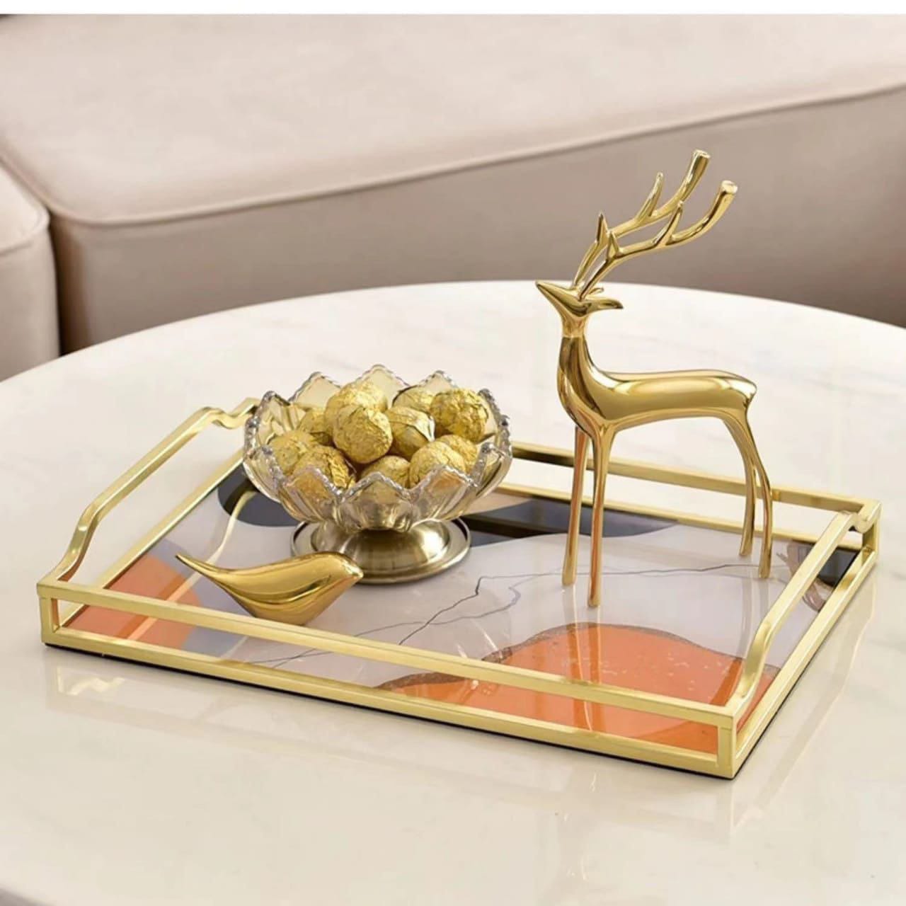 Nordic Style Serving Platter with Unique Artistry