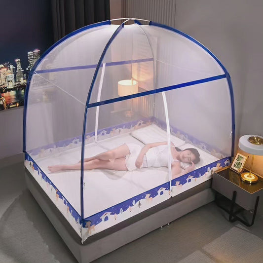 Collapsible Black Mosquito Net 5x6 Feet