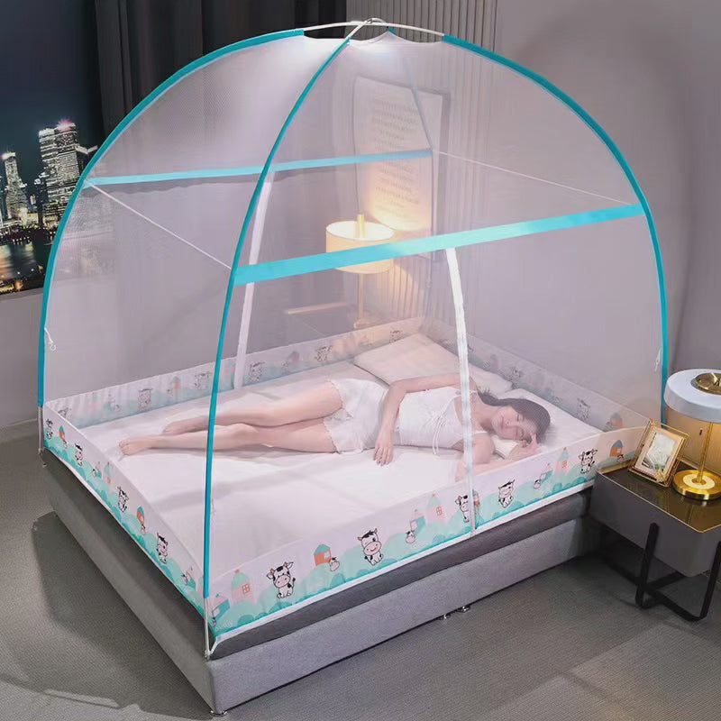 Collapsible Black Mosquito Net 5x6 Feet