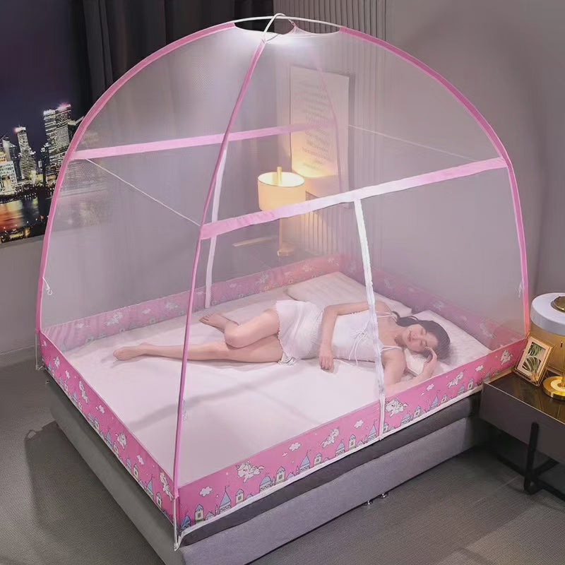 Collapsible Black Mosquito Net 5x6 Feet