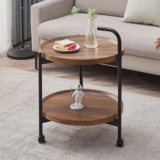 Multipurpose Double-Layer Trolley Cart Side Table
