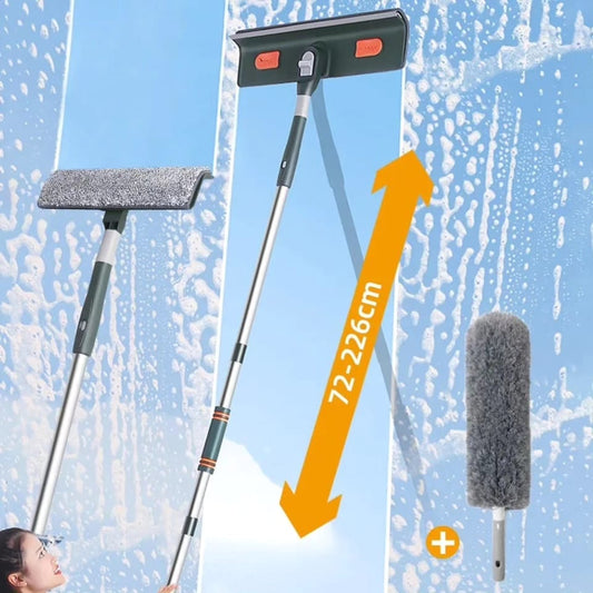 4-in-1 Soft Rubber Window and Wall Mop