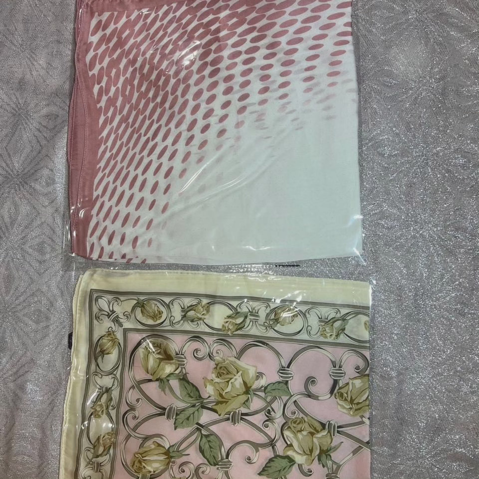 Women's Silk Satin Square Scarf 70x70cm