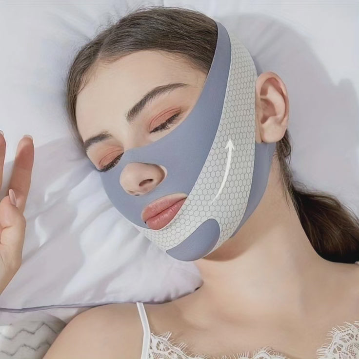 Facial Contouring Lifting Mask with Customizable Fit