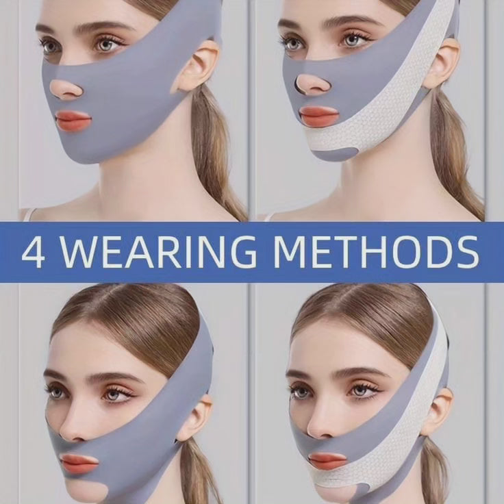 Facial Contouring Lifting Mask with Customizable Fit